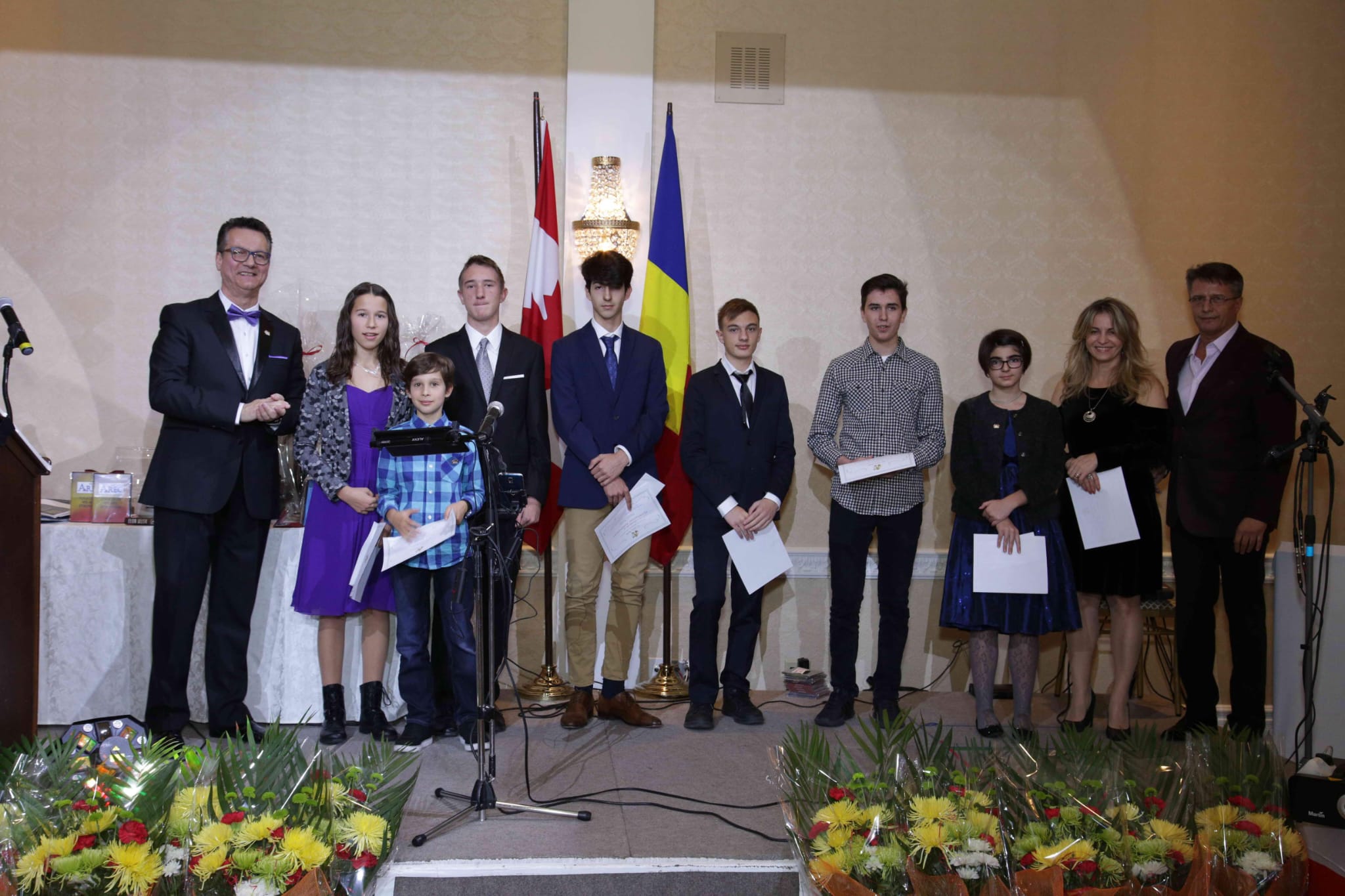 Vadym Shvydun with a math competition award